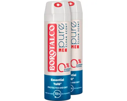 Borotalco Men Aero Pure 2 x 150 ml