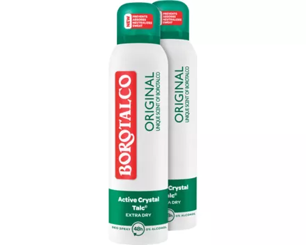 Borotalco Original Deo Spray 2 x 150 ml