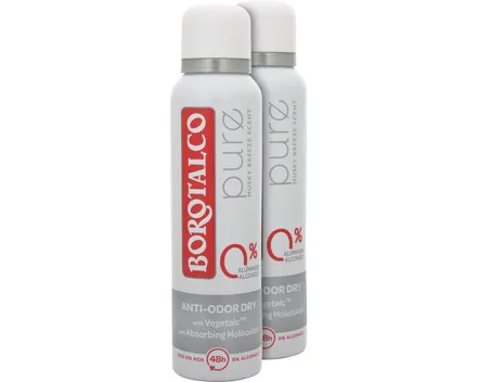 Borotalco Pure Clean Freshness Deo Spray 2 x 150 ml