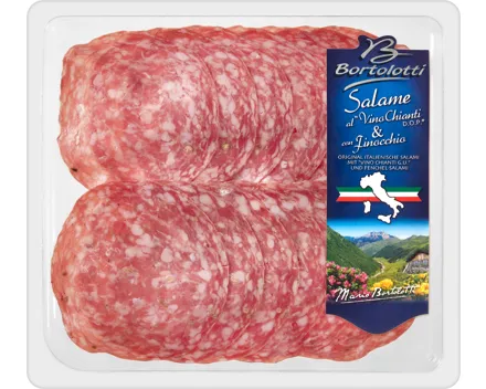 Bortolotti Salami mit Chianti-Wein und Fenchel
