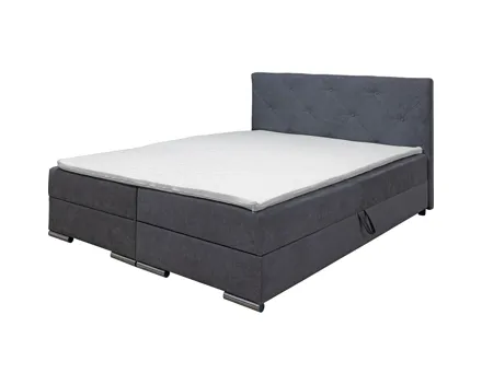 Boxbett Marco Stoff anthrazit 140 x 200