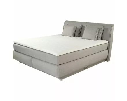 Boxspringbett Carla Stoff 160 x 200, beige