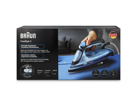 Braun Dampfbügeleisen FreeStyle 3 Si3194