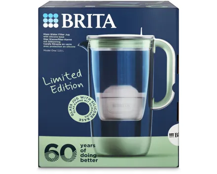 Brita Glaskrug 60 Jahre Edition + Kartusche