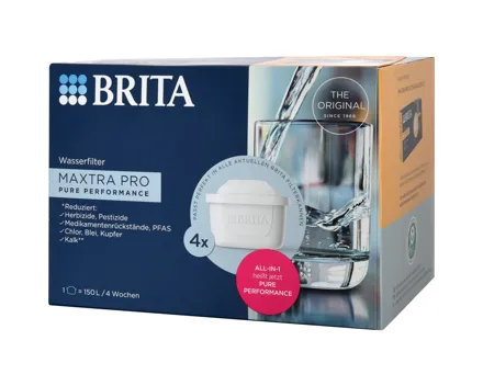 BRITA Kartuschen Maxtra Pro Pure Performance 4 Stück