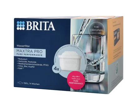 BRITA Kartuschen Maxtra Pro Pure Performance 4 Stück