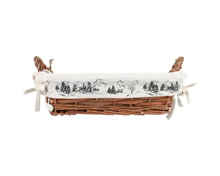 Brotkorb Alpen creme Weide