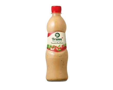 Brunos Salatsauce Tomate & Basilikum