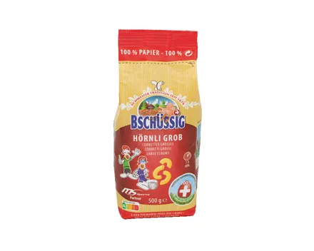 Bschüssig 3-Ei Hörnli grob