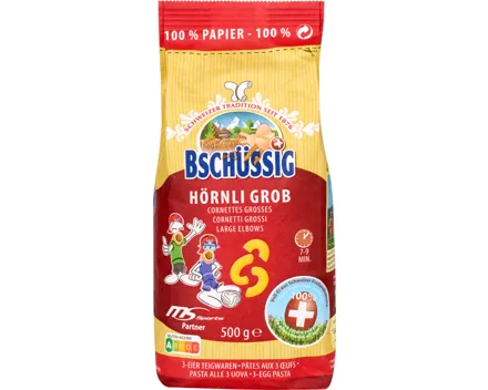 Bschüssig Hörnli grob