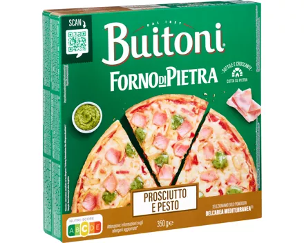 Buitoni Forno di Pietra Pizza Prosciutto e Pesto