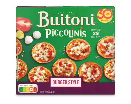 Buitoni Piccolinis Burgerstyle