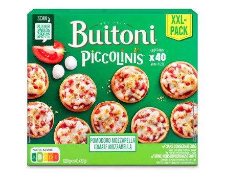 Buitoni Piccolinis Pizza Tomate Mozzarella 40 Stück