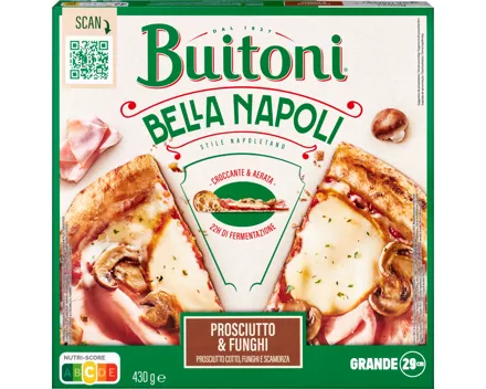 Buitoni Pizza Bella Napoli Prosciutto & Funghi