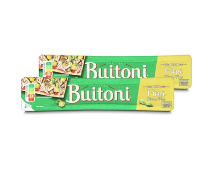 Buitoni Pizzateig Fina Eckig Ausgewallt 25x38cm 2x 350g