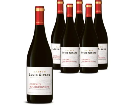 Burgund Pinot Noir Louis Girard 6x 75cl (2022) – Rotwein, Frankreich (0.75l)