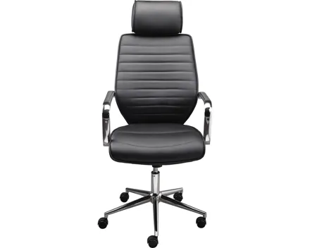 Bürostuhl Antares Kunstleder schwarz 58,5 x 118 - 128 x 67 cm