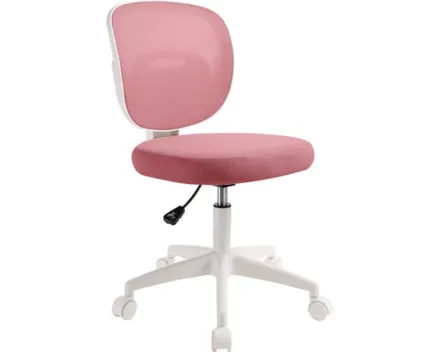 Bürostuhl Kidz Stoff rosa