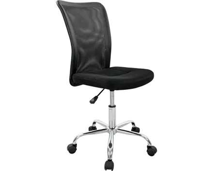 Bürostuhl Mick Mesh Kunstleder schwarz