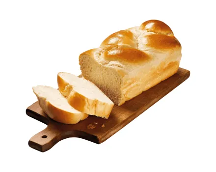 Butter-Brioche geflochten