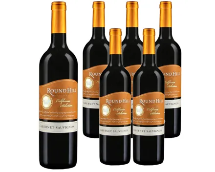 Cabernet Sauvignon California Round Hill 6x 75cl (2023) – Rotwein, USA (0.75l)