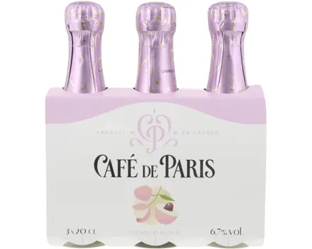 Café de Paris Blanc de Fruits Litchi – Schaumwein, Frankreich