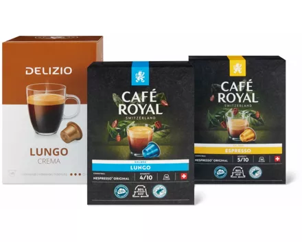 Café Royal und Delizio Kapseln