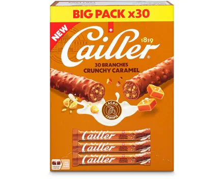 Cailler Branches Schokoladenriegel Crunchy Karamell 30x23g