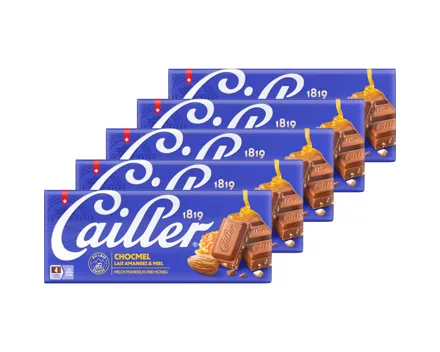 Cailler Chocmel Tafelschokolade Milch mit Mandeln und Honig