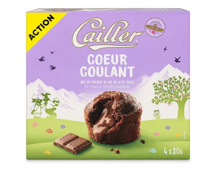 Cailler Coeur coulant Milchchoco 4x80g