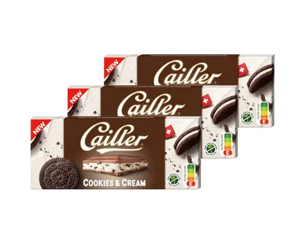 Cailler Cookies & Cream 3x96g