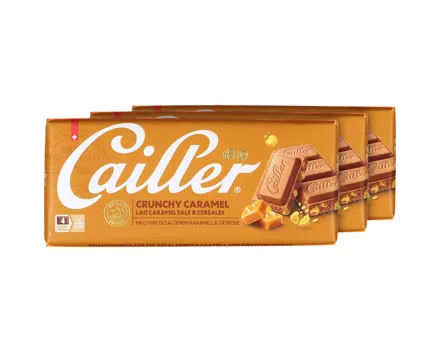 Cailler Crunchy Caramel 3 x 100 g