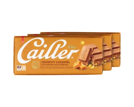 Cailler Crunchy Caramel 3 x 100 g
