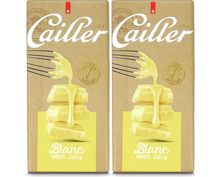 Cailler Dessert Weisse Schokoladentafel