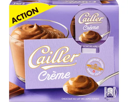 Cailler Dessertcreme Schweizer Alpenmilchschokolade