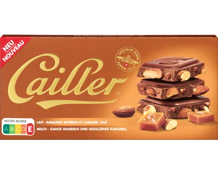 Cailler Tafelschokolade Caramel & Almond 200
