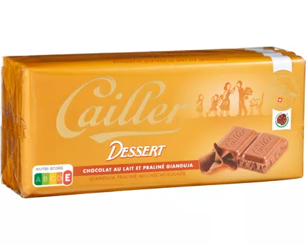 Cailler Tafelschokolade Dessert Milch-Gianduja Praliné