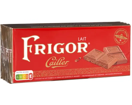 Cailler Tafelschokolade Frigor Milch