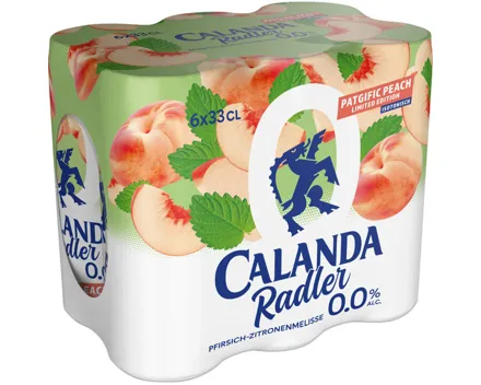 Calanda Radler Peach 0.0% Dose 6x33cl