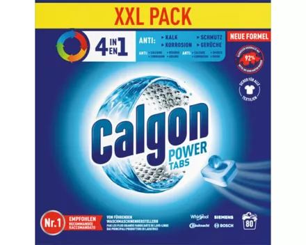 Calgon Power Tabs 4in1 80 Waschgänge