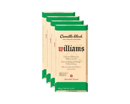 CAMILLE BLOCH Tafelschokolade Williams