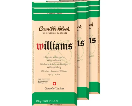 Camille Bloch Williams 3 x 100 g