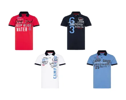 Camp David Poloshirt (Aktion nur in der Deutschschweiz gültig)