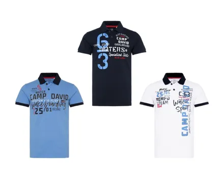 Camp David Poloshirt (Aktion nur in der Deutschschweiz gültig)