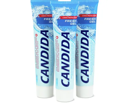 Candida Zahnpasta, 3er-Pack