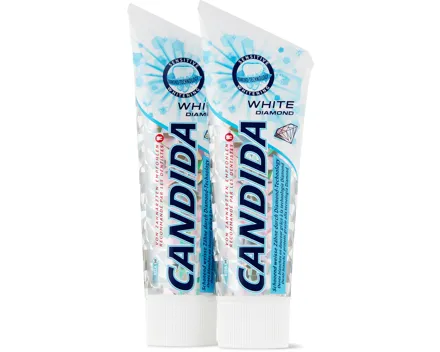 Candida Zahnpasta White Diamond, Duo-Pack