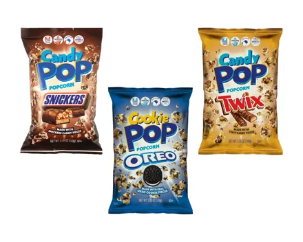 Candy Pop Popcorn Snickers