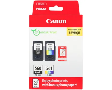 Canon Multipack Tintenpatronen schwarz & color Pgcl560/1
