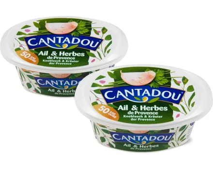 Cantadou Frischkäse, Duo-Pack