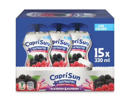 Capri Sun + Electrolyte Blackberry 15x33cl